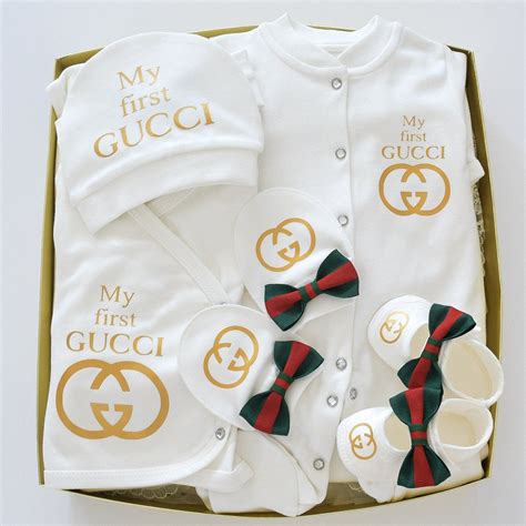 baby girl gucci baby clothes|designer babies wearing gucci.